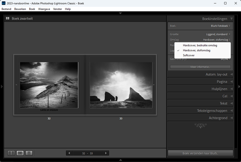 Review: Blurb via Lightroom Classic -