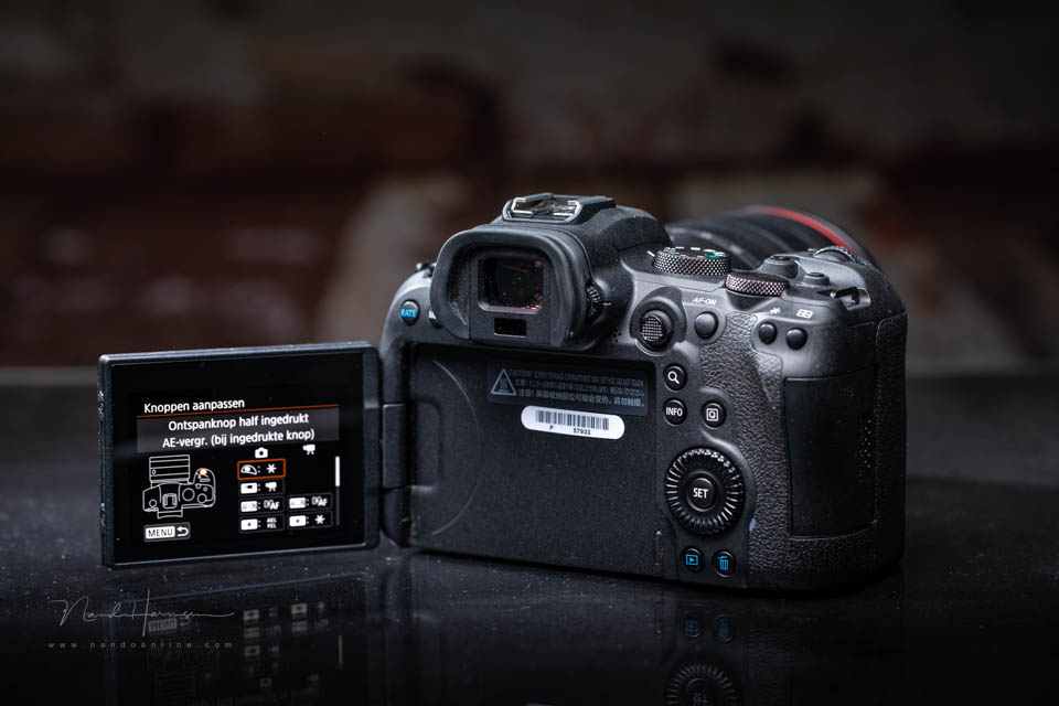 Nando canon r5 knoppen instellen Nando canon r5 knoppen instellen