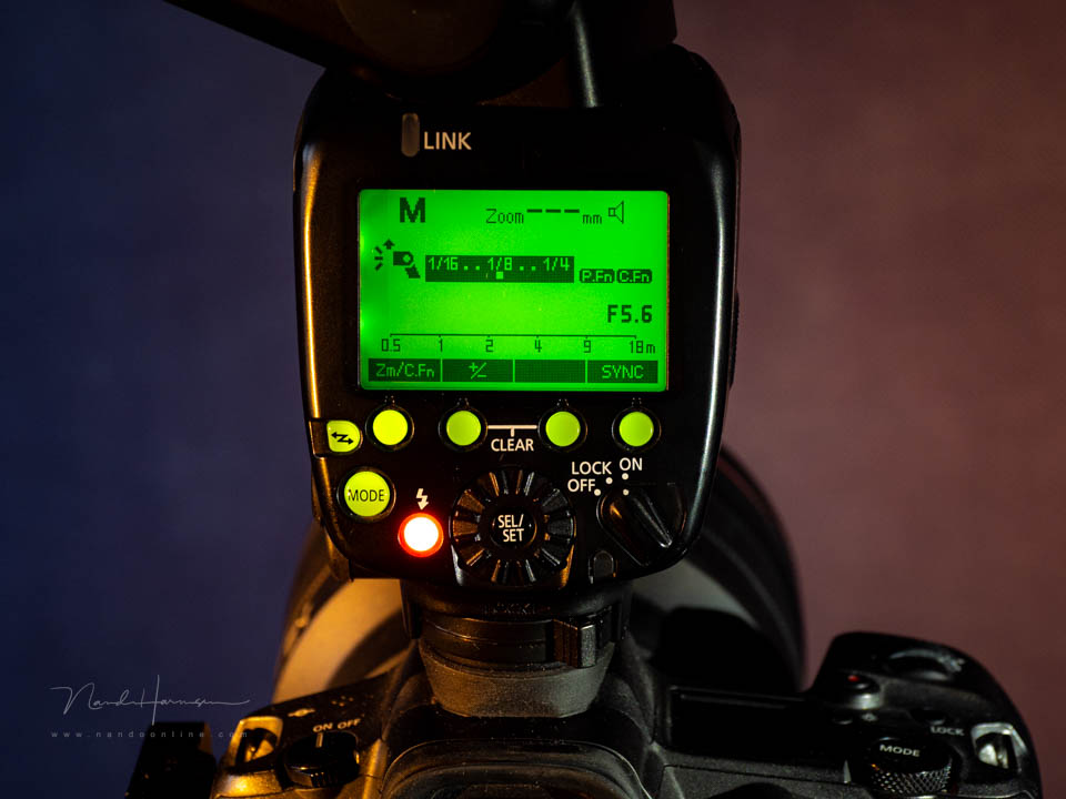 Nando flitsintensiteit