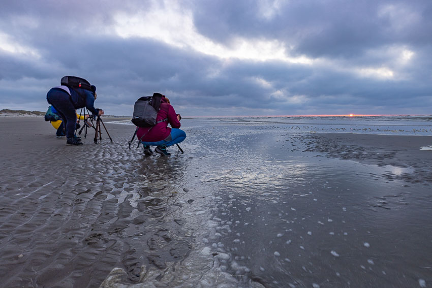 Nando good practice op het strand