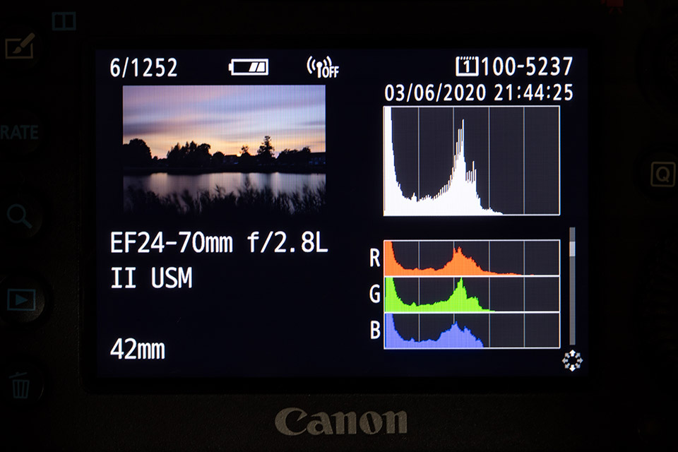 Nando histogram donker