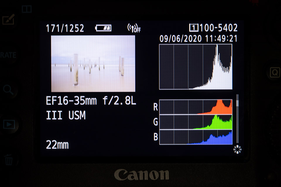 Nando histogram overbelicht