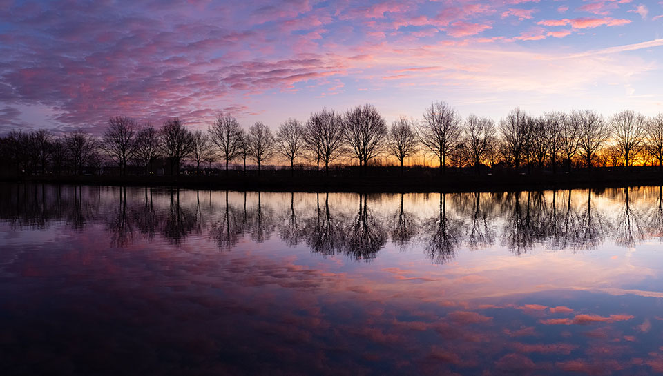 Nando landschap reflectie