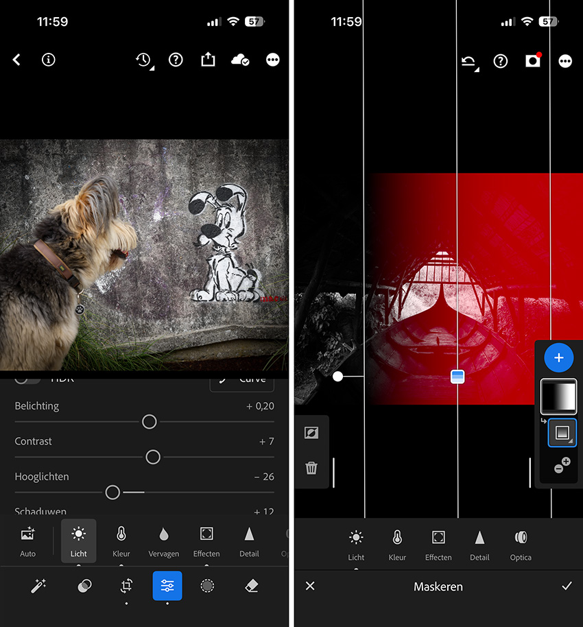Nando lr mobile bewerken