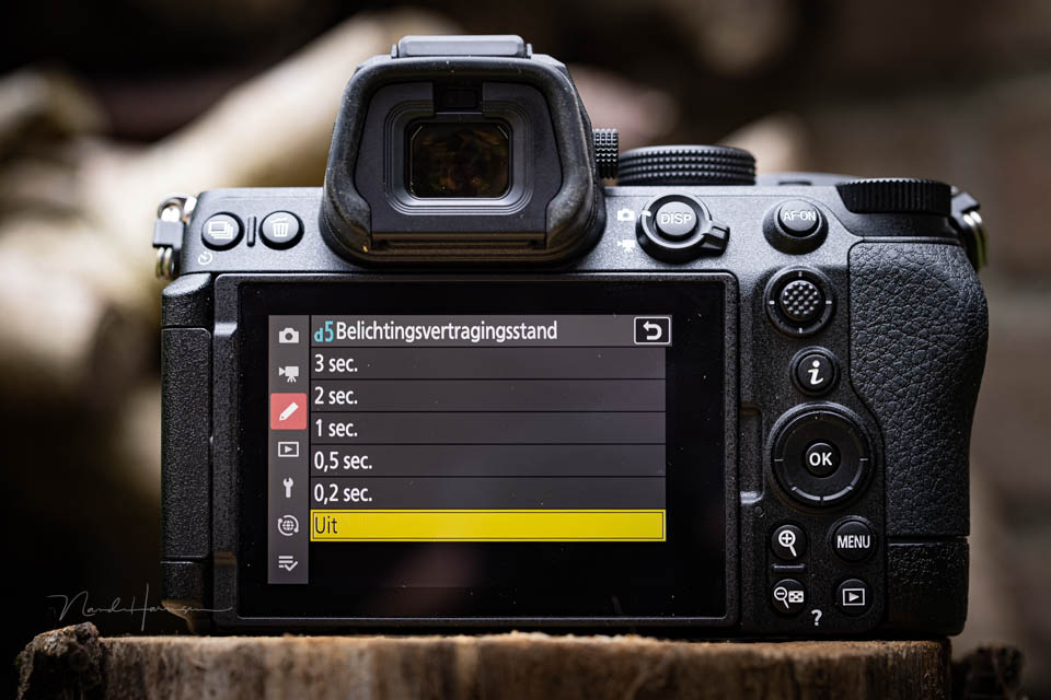 Nando nikon belichtingsvertraging