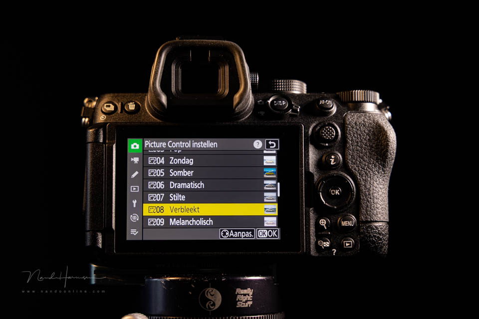 Nando picture control nikon