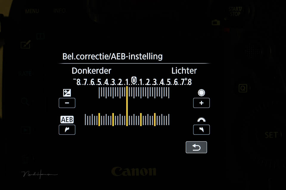 Nando bracketingfunctie canon Nando bracketingfunctie canon
