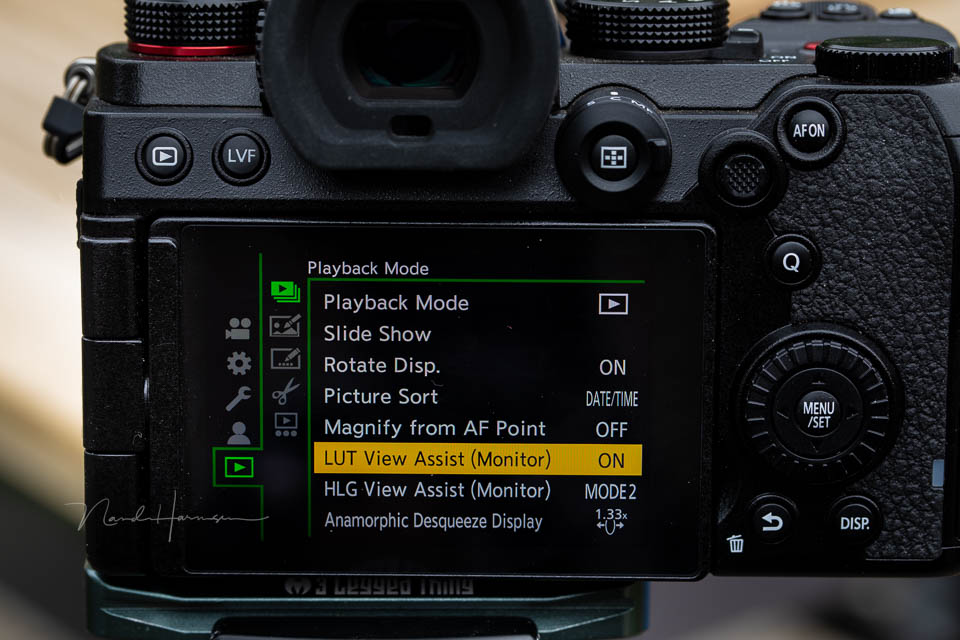 Nando camera instellingen video lumix s5 Nando camera instellingen video lumix s5