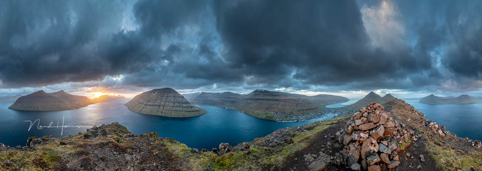 Nando panorama sunset faeroer Nando panorama sunset faeroer