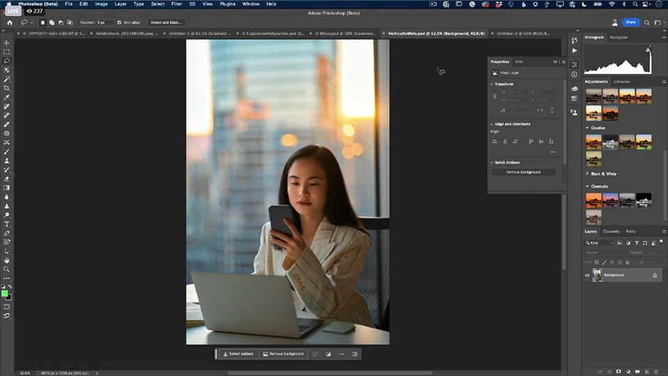 Photoshop beta update AI