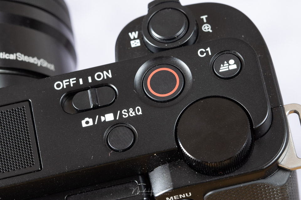 Sony zve10 bovenzijde Sony zve10 bovenzijde