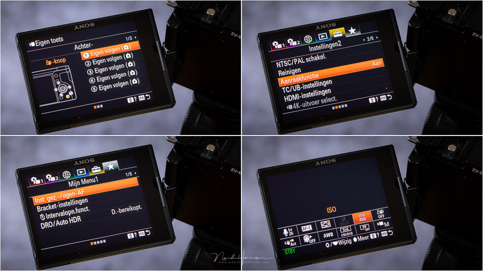 Sony zve10 customizemenu Sony zve10 customizemenu