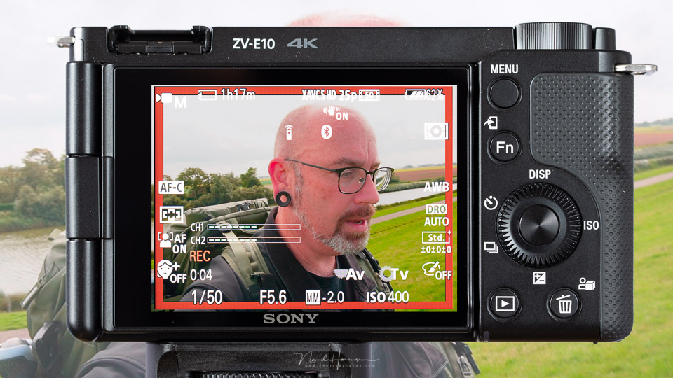Sony zve10 opnamescherm Sony zve10 opnamescherm