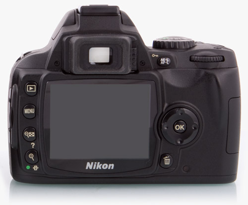 Achterzijde Nikon D40x
