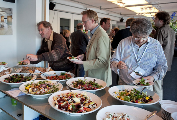 Lunch verzorgt door Adobe