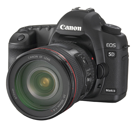 Canon 5D mark II met de 24-105 lens