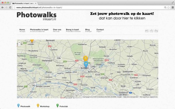 photowalks in kaart