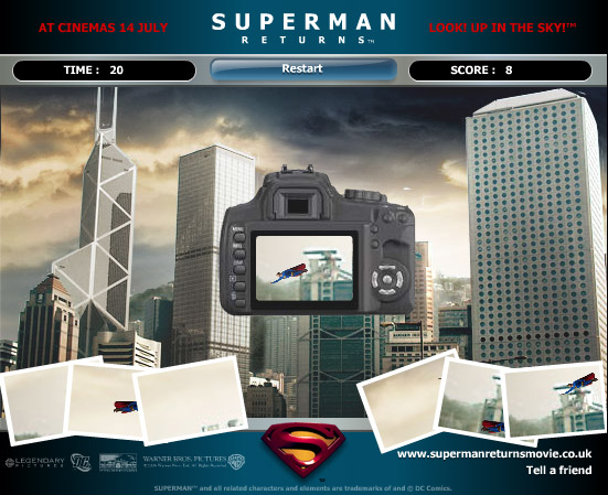 Superman Returns webgame