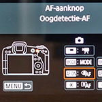 Instelling tip: oogdetectie in combinatie met back button focus