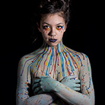 Examen bodypaint fotograferen