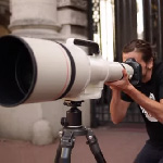 Canon EF 1200mm f/5.6L in actie in Londen