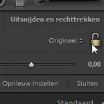 Lightroom: beeldverhouding bij een uitsnede behouden