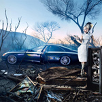 Kunst van David LaChapelle voor Maybach