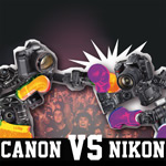 Het gevecht; Canon versus Nikon