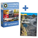 Actie: Photofacts Academy met korting en Photoshop Elements boek (49,99 euro voordeel)