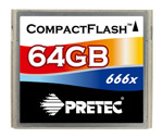 Duivels snelle Compact Flash kaart van Pretec