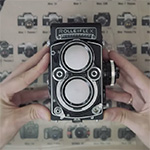 De Rolleiflex 2.8f White Face Twin Reflex Camera