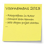 10 goede fotografie voornemens voor 2013