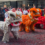 Chinees Nieuwjaar in China Town Den Haag