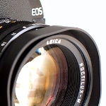 Canon 5D mark II omgebouwd tot Leica