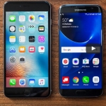 Samsung Galaxy S7 Edge versus iPhone 6 Plus