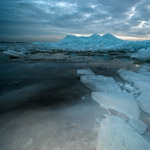 Kruiend ijs fotograferen bij het Ijselmeer