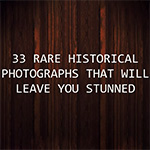 33 bijzondere historische foto's