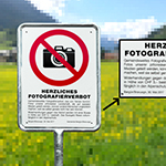 Zwitsers dorpje verbiedt fotografie