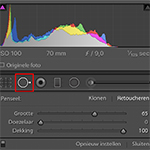 Oneffenheden wegwerken in Lightroom