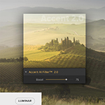 Skylum's next-generation Accent AI filter voor Luminar