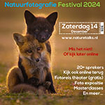 Kom jij ook naar het Nature Talks fotofestival op 14 december?