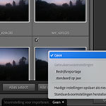 Voorinstellingen in Lightroom Classic