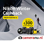 Nikon winter cashback; nieuwe gear met voordeel aanschaffen