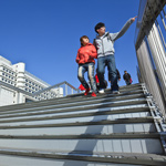 Beijing's Kalverstraat door een groothoek