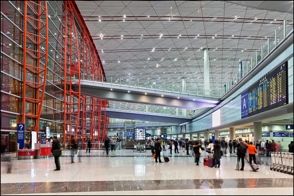 Beijing Capital Airport arrival hall