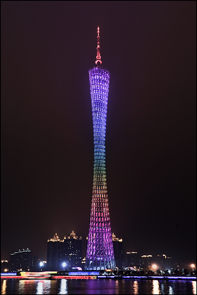 600 meter Canton tower at night