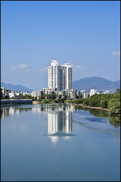 Apartment building in Sanya, Hainan Island