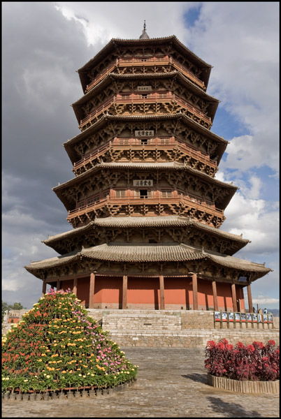 wooden pagoda Yingxian wooden pagoda Yingxian