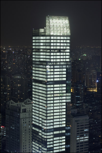 Architectuur bij nacht