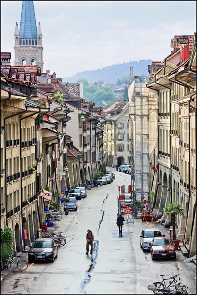 Bern old town by dawn Bern old town by dawn